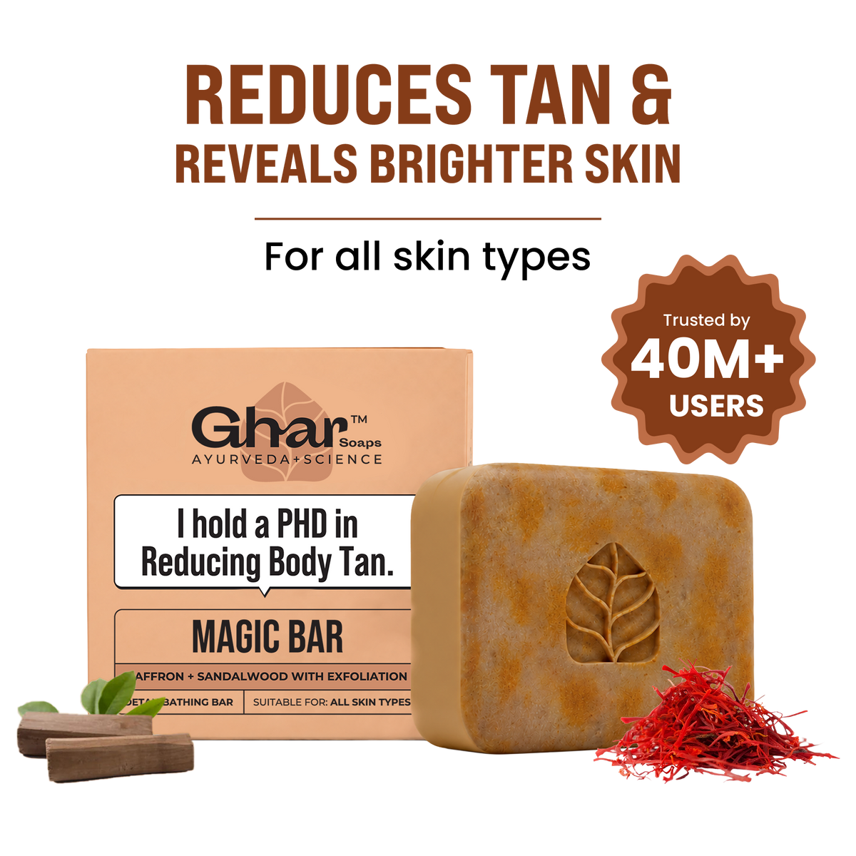 Magic Soap (Sandal Wood and Saffron Soap)