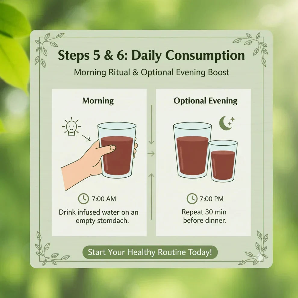 SugarCare Balance Wooden Water Glass (Natural Sugar Solution)