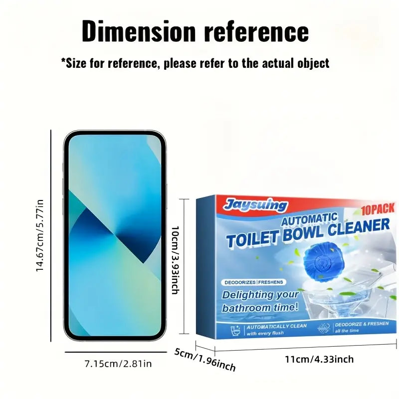 Blue Bubble Toilet Cleaner (Buy 1 Get 1 Free)
