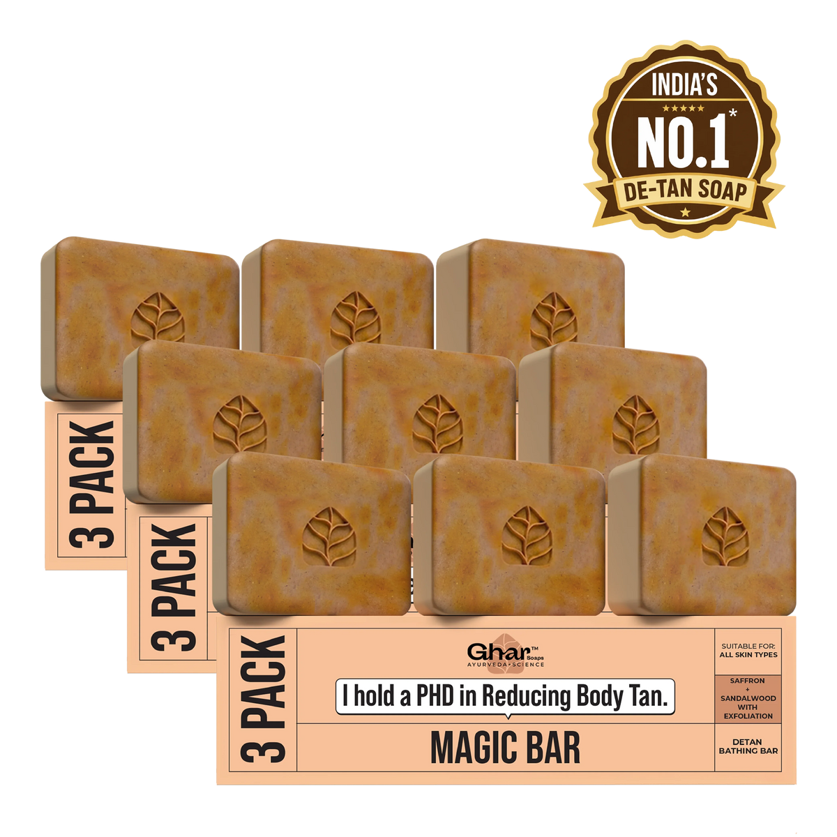 Magic Soap (Sandal Wood and Saffron Soap)