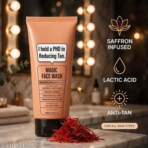Magic Face wash With Saffron and Lactic Acid